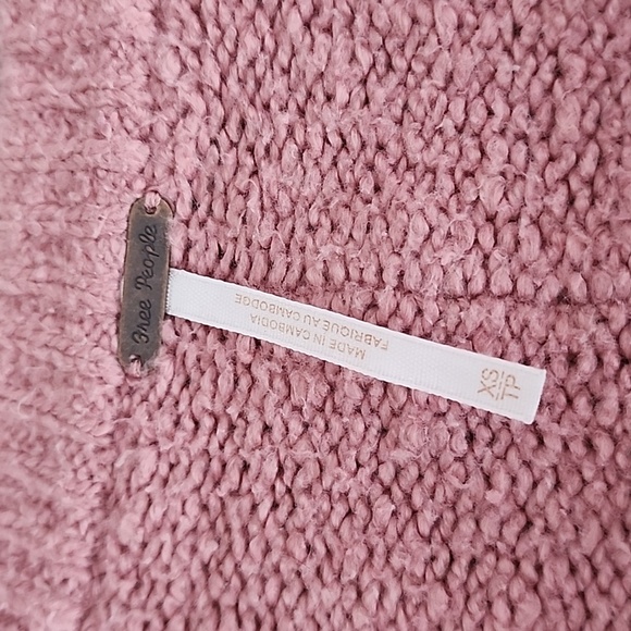 Free People Brookside Tunic Sweater in Alpine Rose - Picture 4 of 9